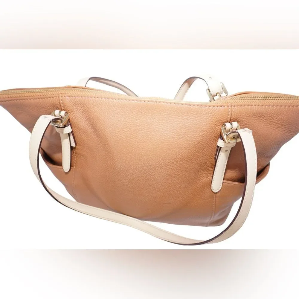 Michael Kors Brown Leather Shoulder Bag - Picture 4 of 6